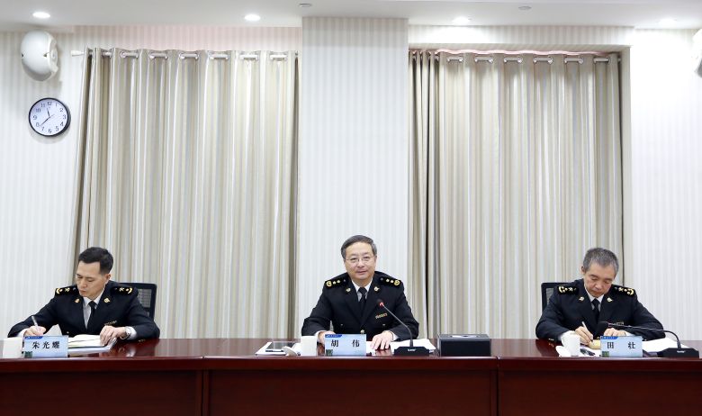 副署长,政治部主任胡伟参加银川海关党组2018年度民主